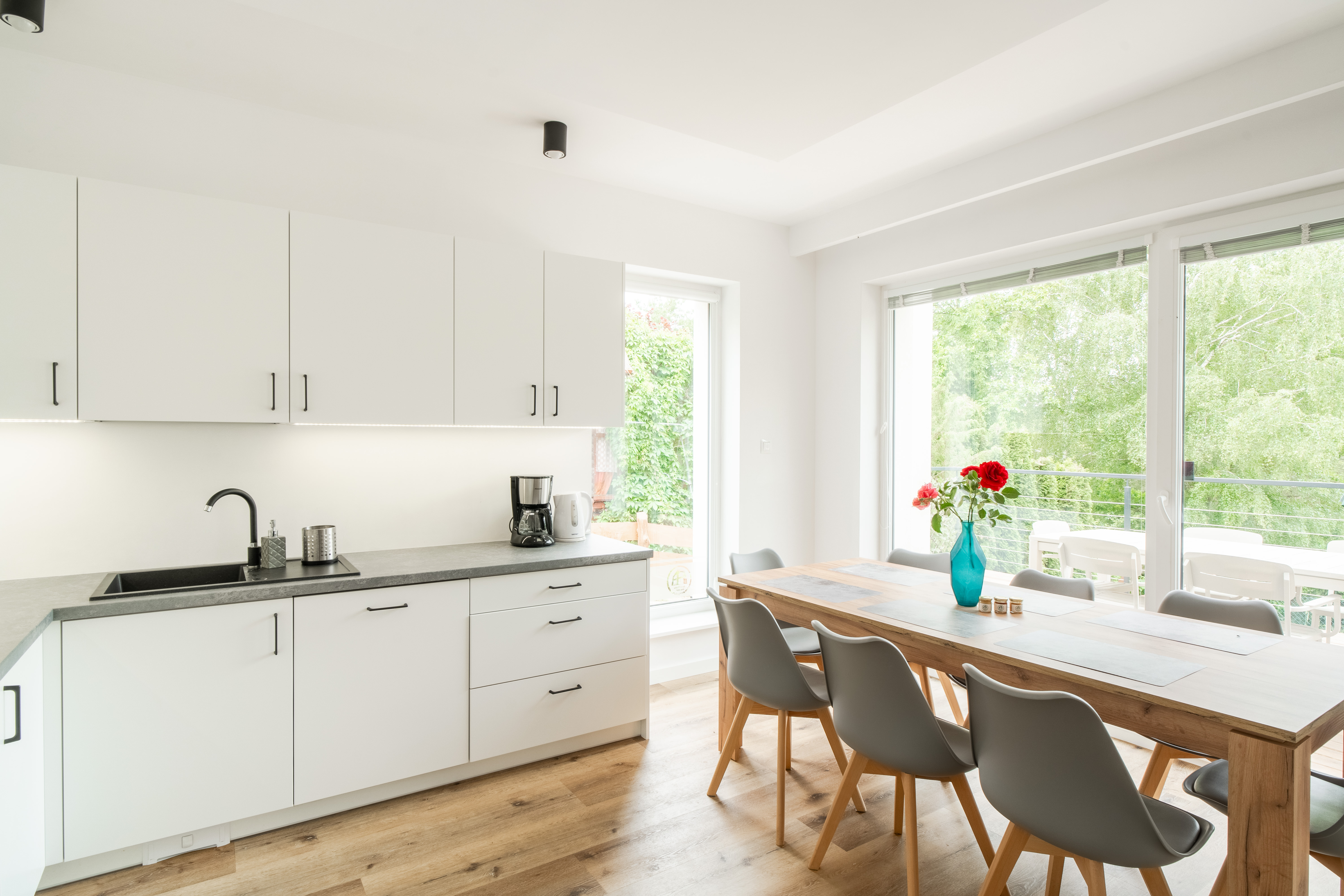Salon z jadalnią w GajaHouse